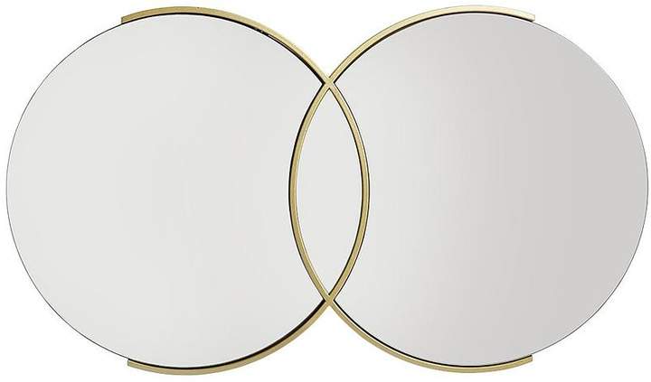 Double Circle Wall Mirror