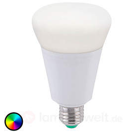 LED-Lampe LOLA E27 14W, RGB, 1.100 Lumen, dimmbar