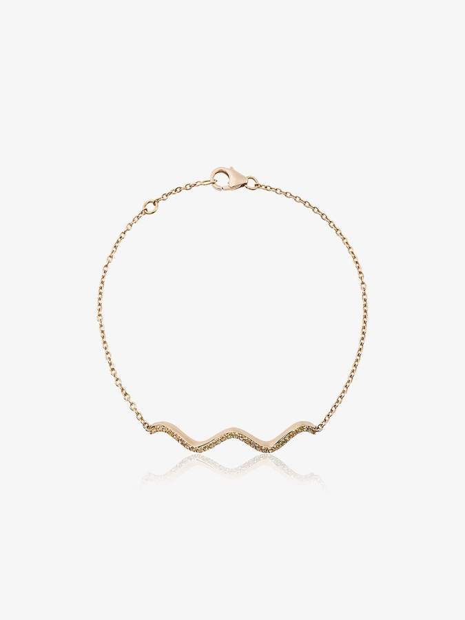 Sabine Getty chained wave bracelet