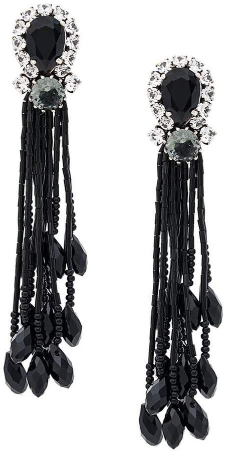 Hängeohrringe mit Perlen