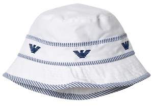 White Logo Sun Hat