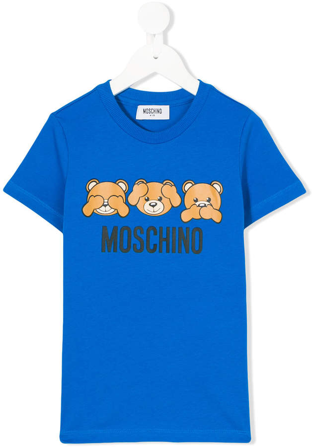 Moschino Kids teddy bear print T-shirt