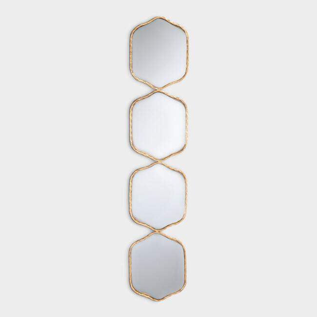 Gold Accent Stackable Mirror
