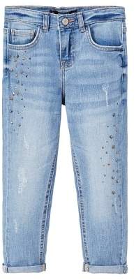 Rhinestones slim jeans