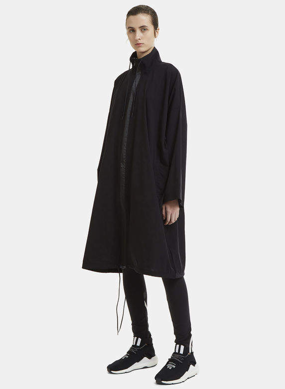 Kimono Zipped Jacket in Black