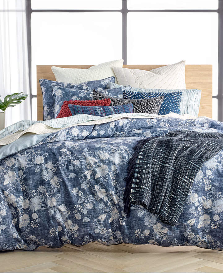 Sakura Reversible 2-Pc. Twin Comforter Set, Created for Macy's Bedding
