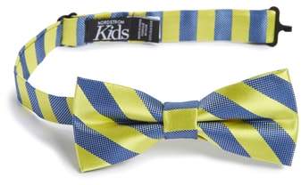 Stripe Silk Bow Tie