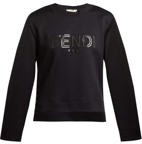 Logo-print neopene sweatshirt