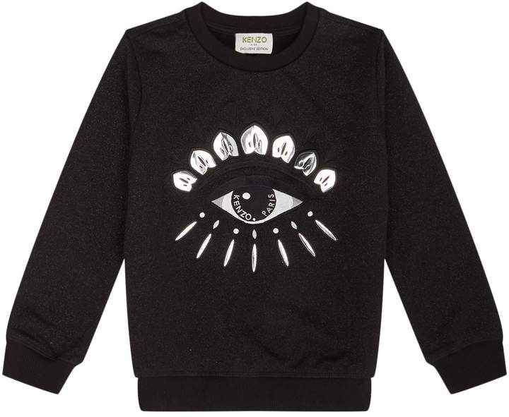 Lurex Eye Motif Sweater
