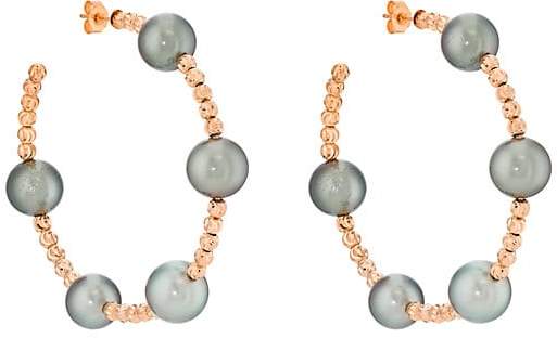 Samira 13 Women's Beaded Hoop Earrings