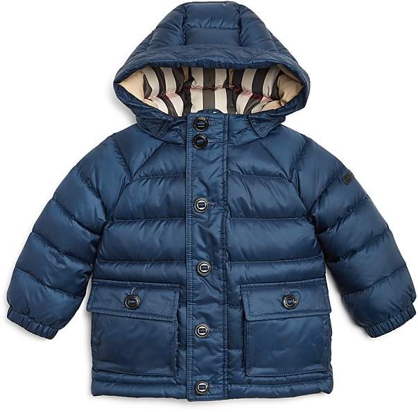 Boys' Hooded Down Puffer Jacket - Baby