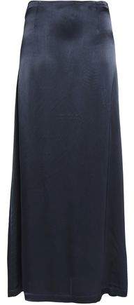 Satin-Crepe Maxi Skirt
