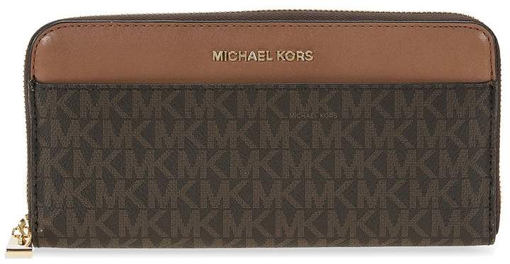 Michael Kors Mercer Signature Logo Wallet - Brown - ONE COLOR - STYLE