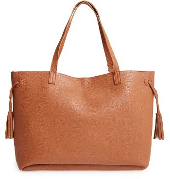 Faux Leather Tote
