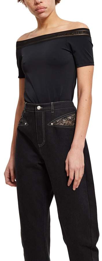 | Off-The-Shoulder Top | Size L | Black