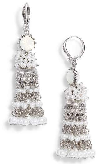 Tassel Linear Drop Earrings