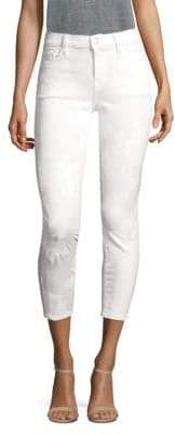 Mid Rise Capri Jeans