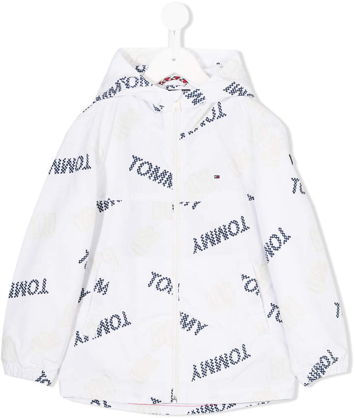 Tommy Hilfiger Junior all-over logo print jacket