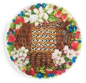 MacKenzie-Childs Berries & Blossoms Serving Platter