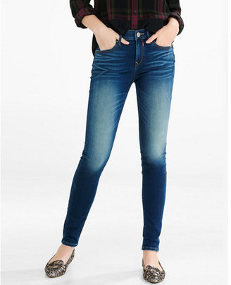 Express supersoft mid rise jean legging