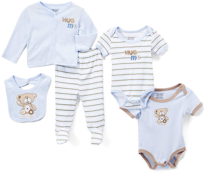 Light Blue Bear Cardigan Set - Newborn & Infant