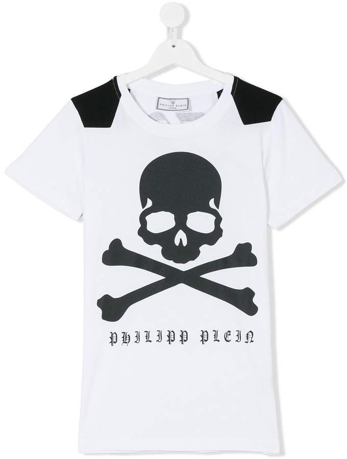 Philipp Plein Junior skull print T-shirt