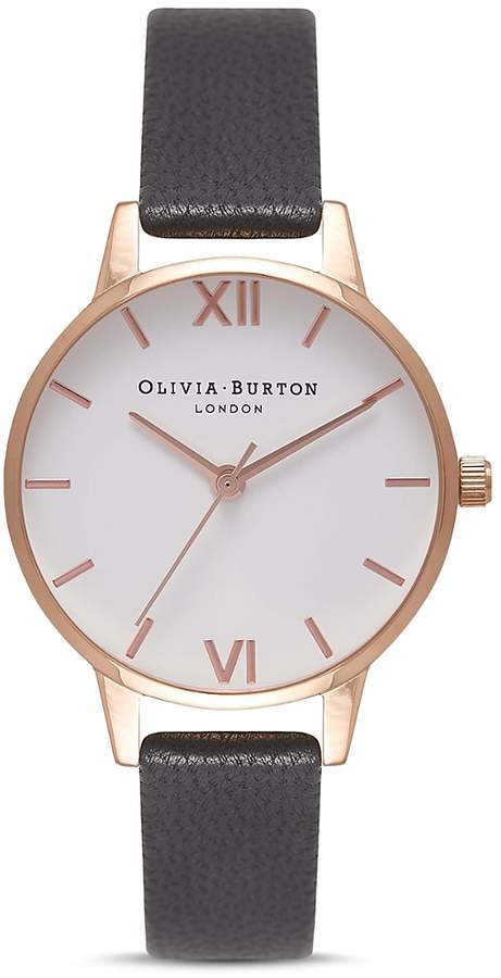 White Dial Watch, 30mm