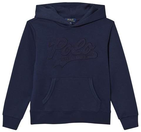 Navy Polo Embroidered Hoodie