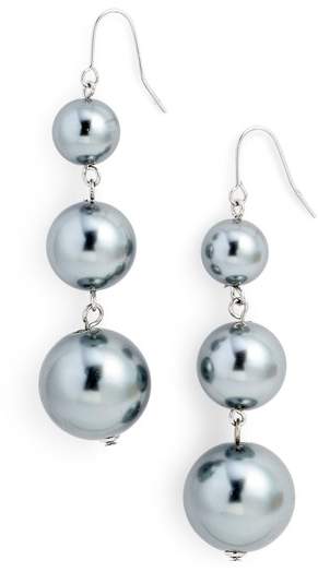 Imitation Pearl Drop Earrings
