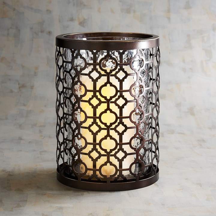 Large Double-Walled Hurricane Candle Holder