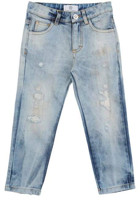 VERSACE YOUNG Denim trousers