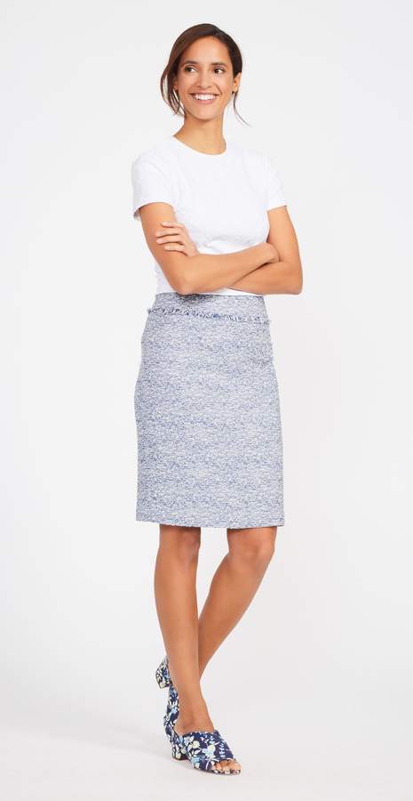 Nanette Tweed Pencil Skirt