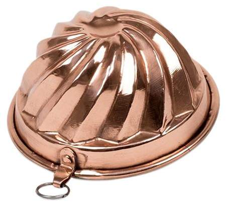 Kleine Kuchenform Aus Kupfer Und Zinn