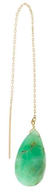 Uzerai Edits chrysoprase pull-through earring
