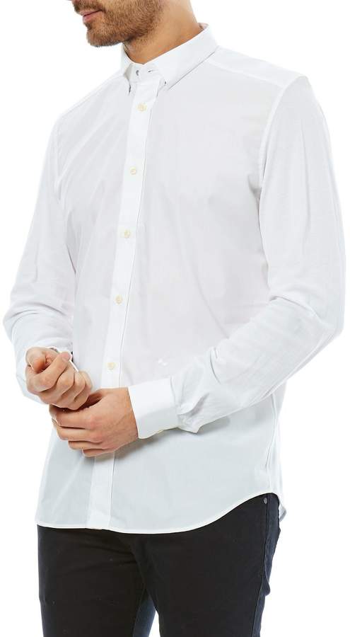 S-Tod - Langärmliges Hemd - weiß