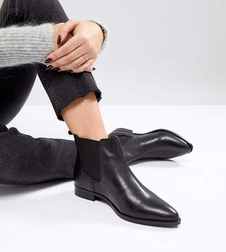 asos design aura suede chelsea ankle boots