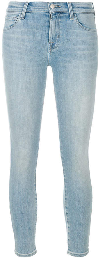 Cropped-Jeans mit geradem Schnitt