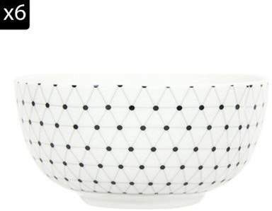 Novastyl Orion - 6 Schalen - schwarz