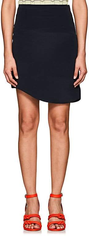 Women's Curved-Hem Crepe Skirt