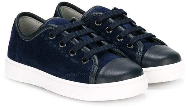 Lanvin Enfant classic lace-up sneakers