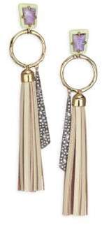 Elements Crystal Ring & Tassel Drop Earrings