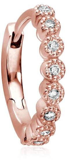 Kleiner Mono-Kreolenohrring 