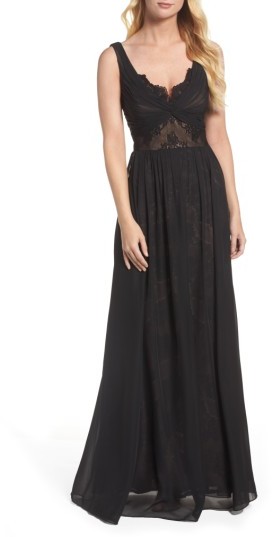 Lace Detail Gown