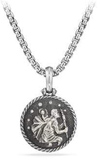 Cable Collectibles St. Christopher Sterling Silver & Diamond Amulet
