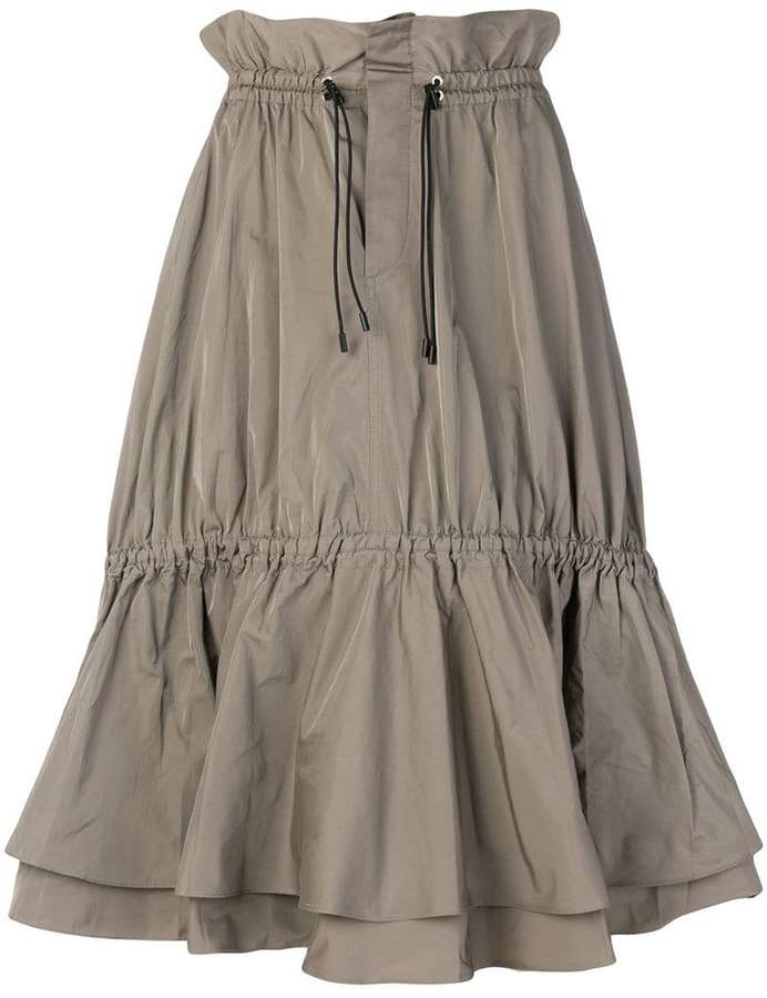 drawstring waist skirt