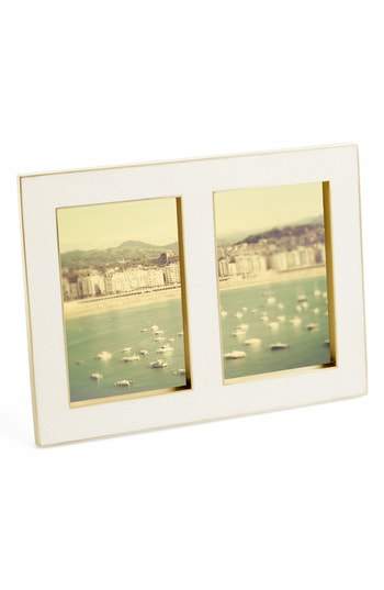 Shagreen Double Picture Frame