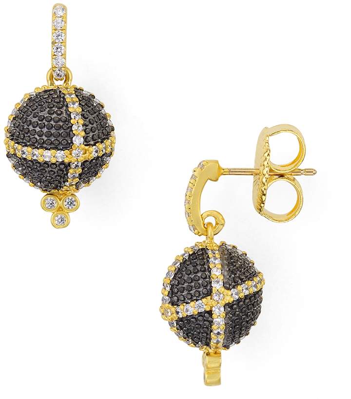 Textured Ornament Drop Earrings