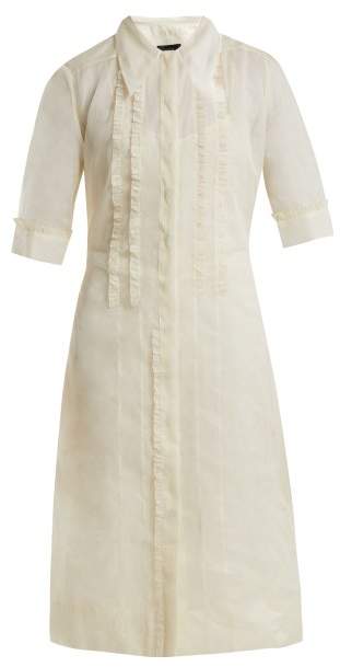 Molly cotton-organza ruffle dress