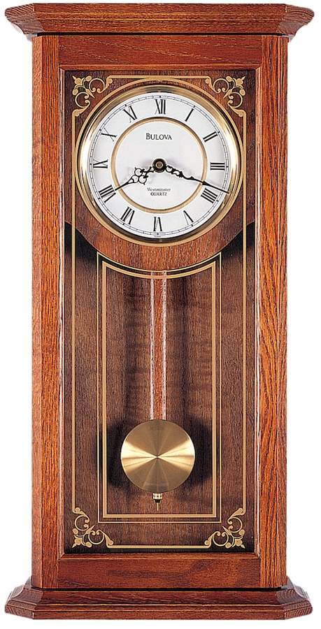 Cirrus Oak Pendulum Wall Clock - C3375