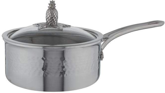 Ruffoni Omegna Hammered Stainless Steel Saucepan (16cm)